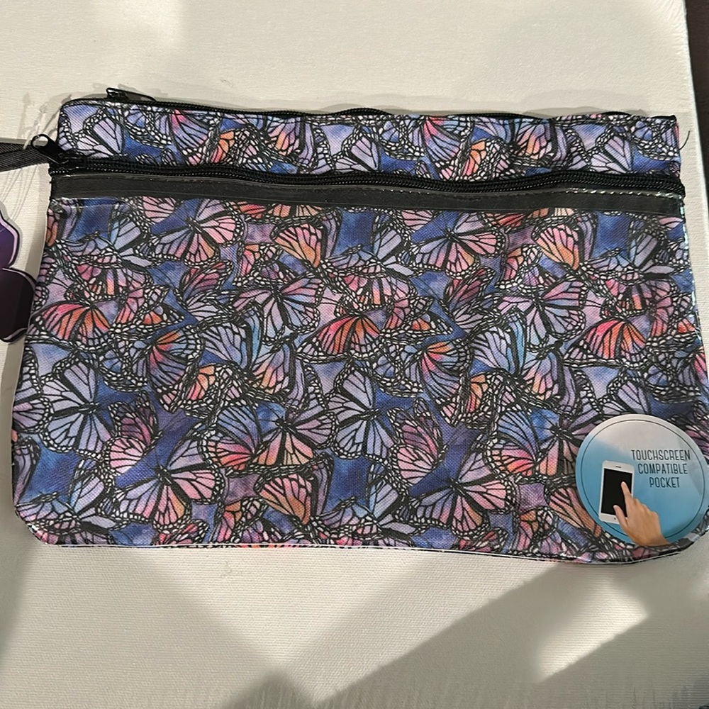 NWT Swim Suit Sack with Zipper pocket. Great for carrying phones etc.